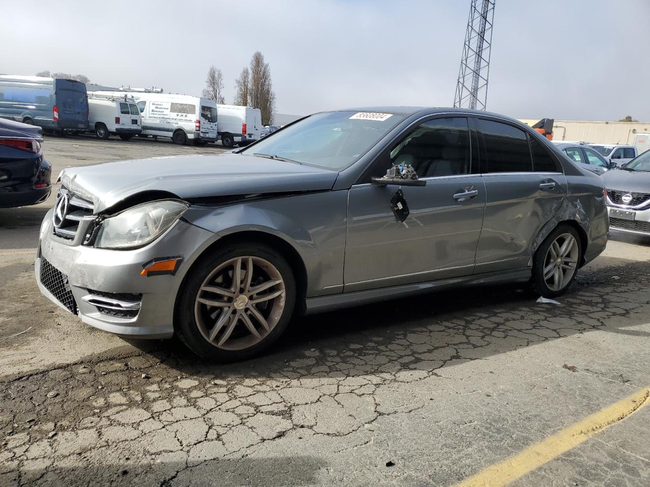 VIN WDDGF4HB7ER305823 2014 MERCEDES-BENZ C-CLASS no.1