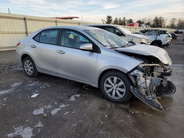  TOYOTA COROLLA 2015 Srebrny