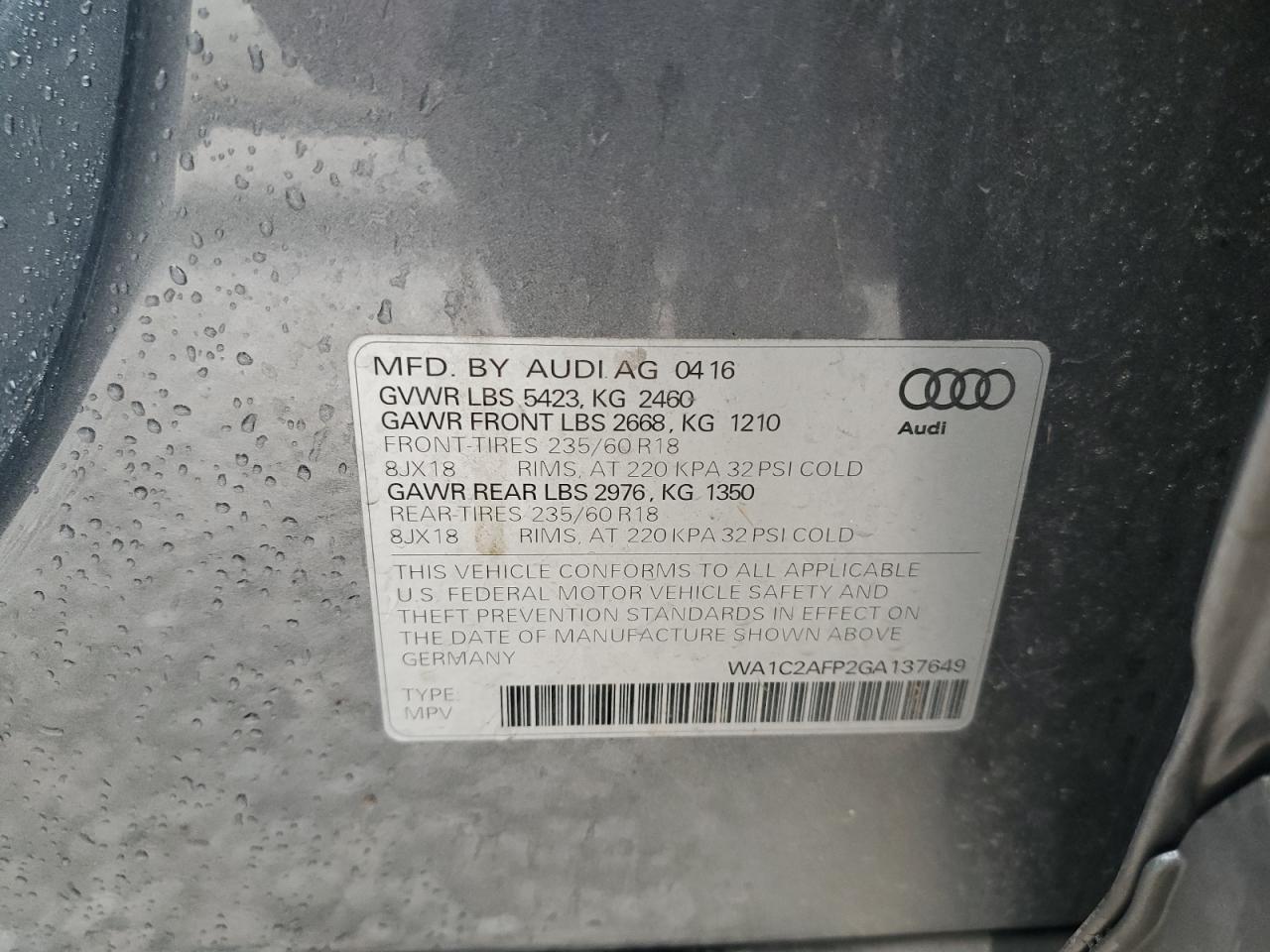 2016 Audi Q5 - Image 13