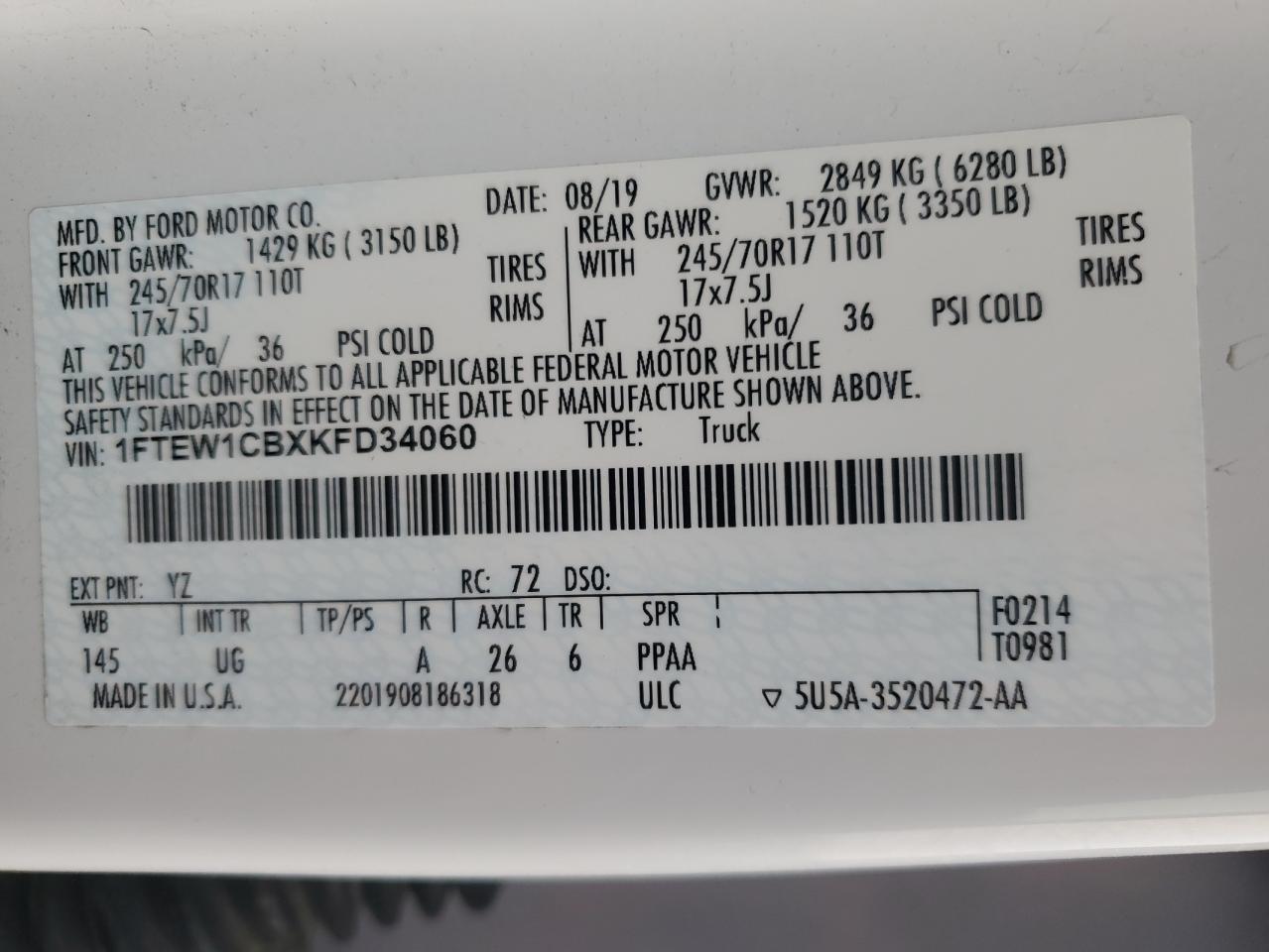 2019 Ford F-150 - Image 13