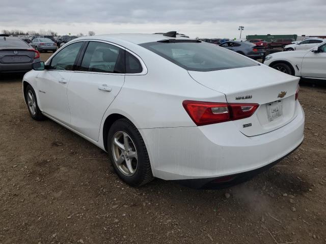  CHEVROLET MALIBU 2017 White