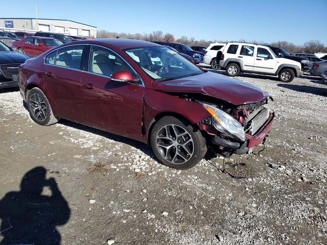 VIN 2G4GL5EX7H9116205 2017 BUICK REGAL no.4