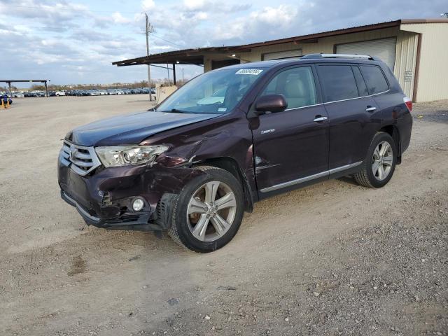  TOYOTA HIGHLANDER 2012 Фиолетовый