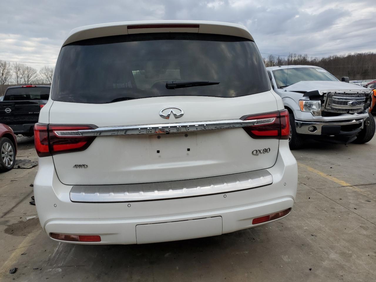 2022 Infiniti Qx80 Luxe VIN: JN8AZ2AE7N9291104 Lot: 85250584