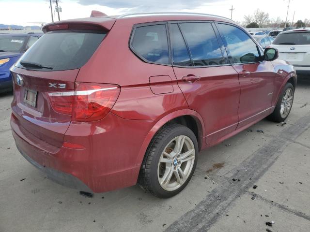  BMW X3 2013 Червоний