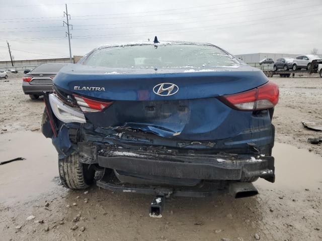  HYUNDAI ELANTRA 2014 Blue