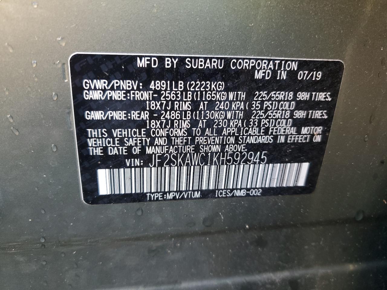 2019 Subaru Forester - Image 13