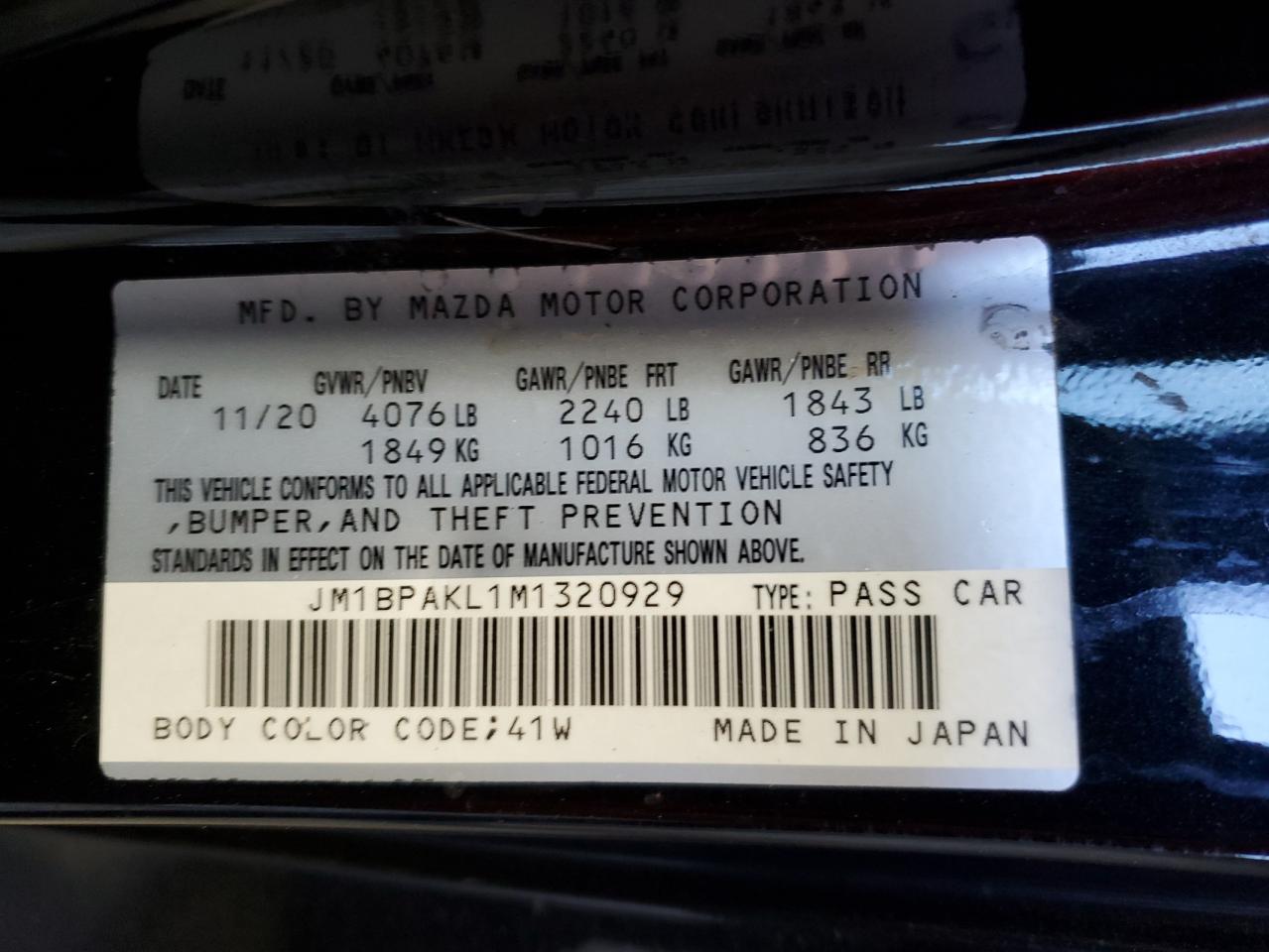 2021 Mazda 3 - Image 13