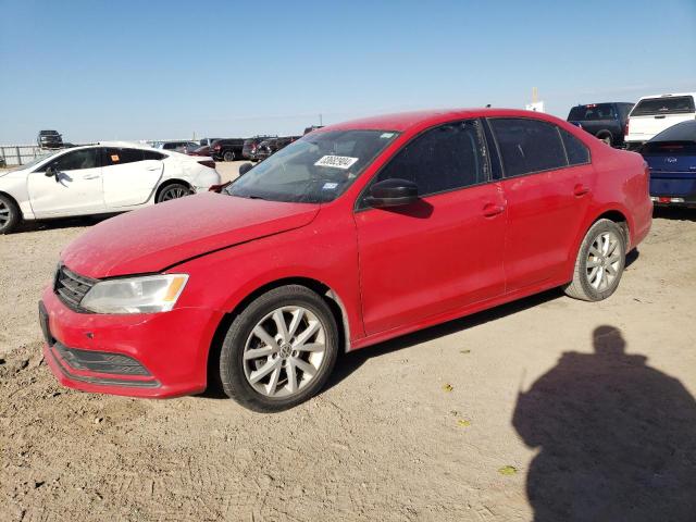  VOLKSWAGEN JETTA 2015 Red