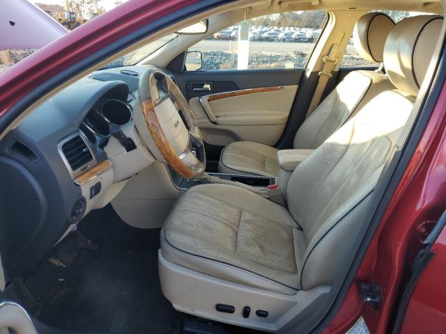  LINCOLN MKZ 2012 Red