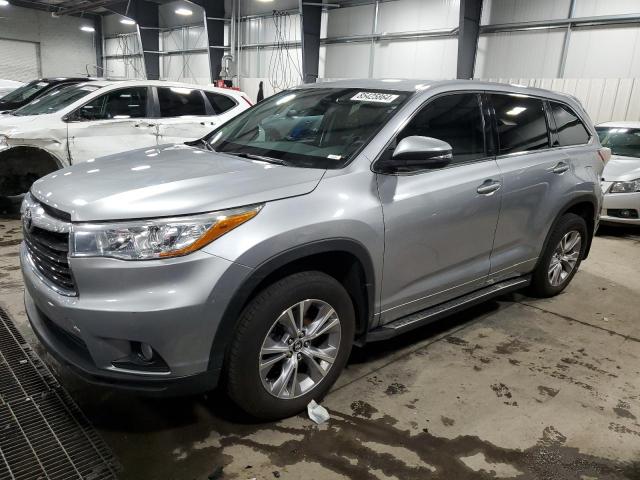  TOYOTA HIGHLANDER 2016 Silver