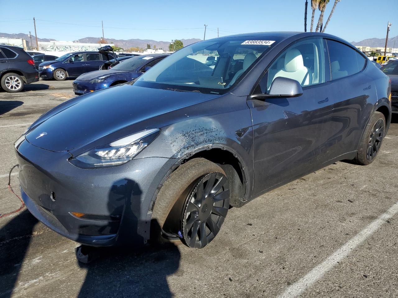 VIN 7SAYGDEE9PA153305 2023 TESLA MODEL Y no.1