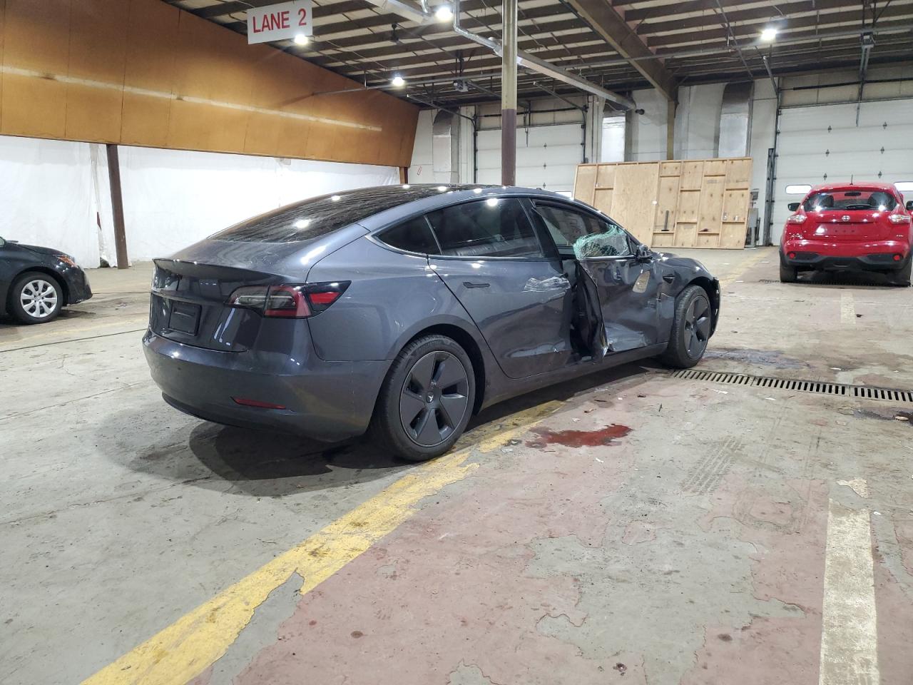 VIN 5YJ3E1EA3MF981048 2021 TESLA MODEL 3 no.3