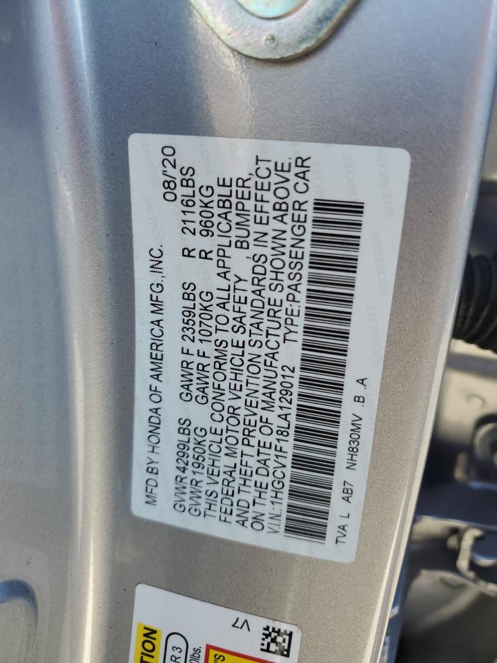 2020 Honda Accord - Image 12