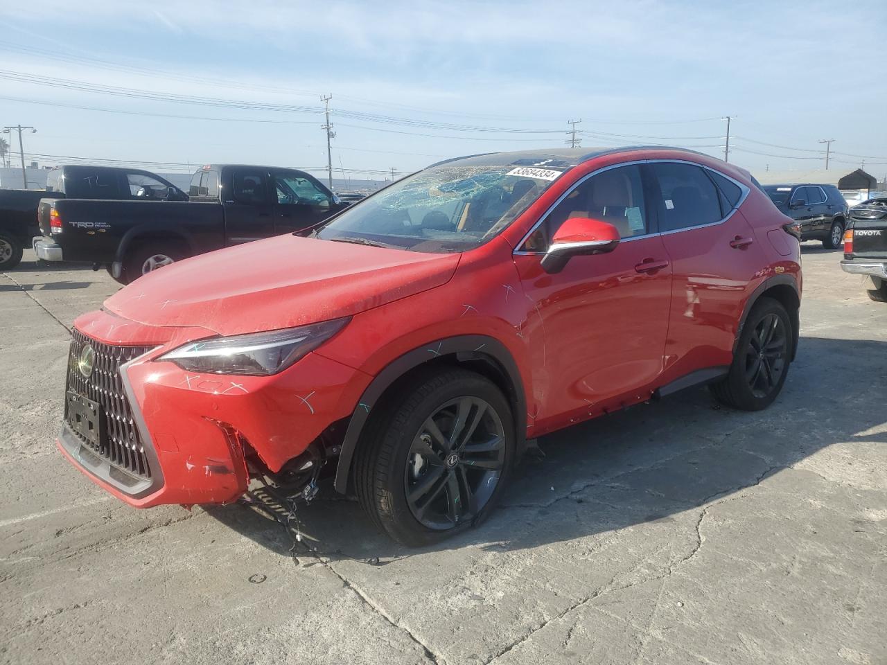 VIN JTJHKCFZ8S2045003 2025 LEXUS NX 450H LU no.1