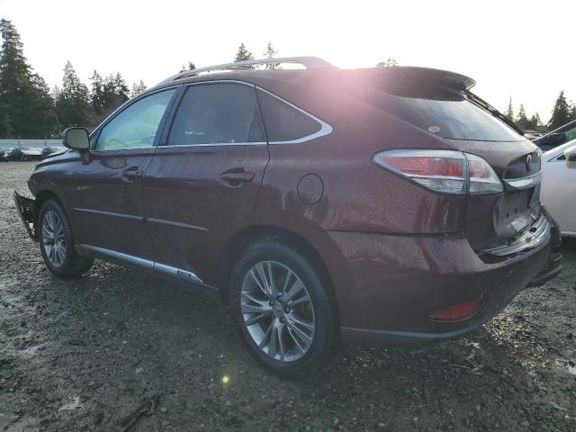  LEXUS RX450 2013 Бургунді