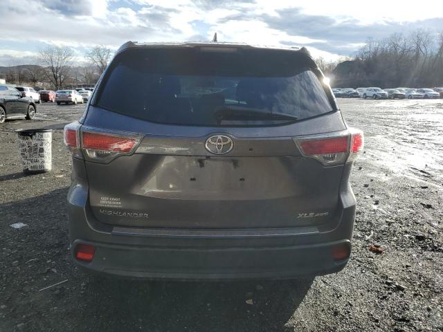  TOYOTA HIGHLANDER 2016 Сірий
