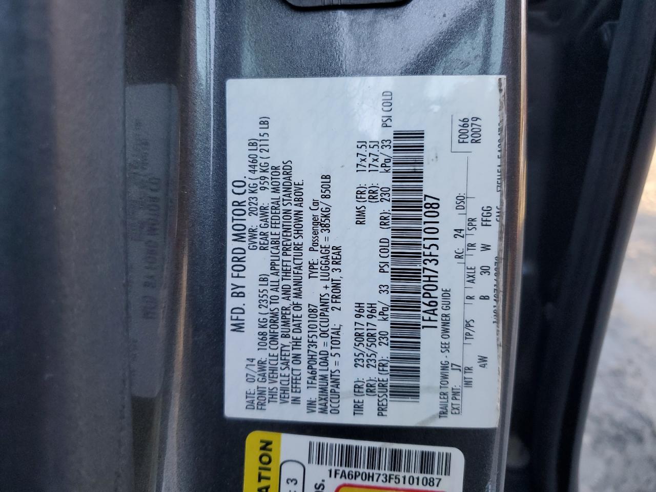 2015 Ford Fusion - Image 12