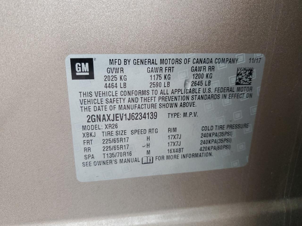 2018 Chevrolet Equinox - Image 13