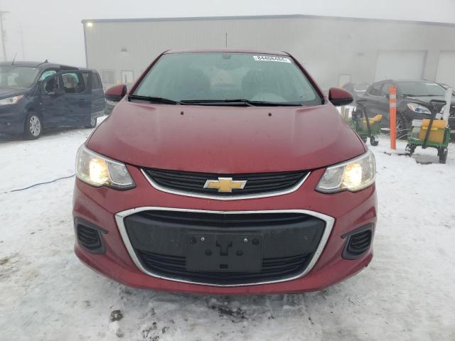  CHEVROLET SONIC 2017 Бургунді