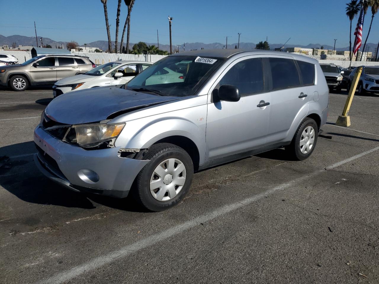 2008 Mitsubishi Outlander Es for Sale in Van Nuys, CA - Rear End