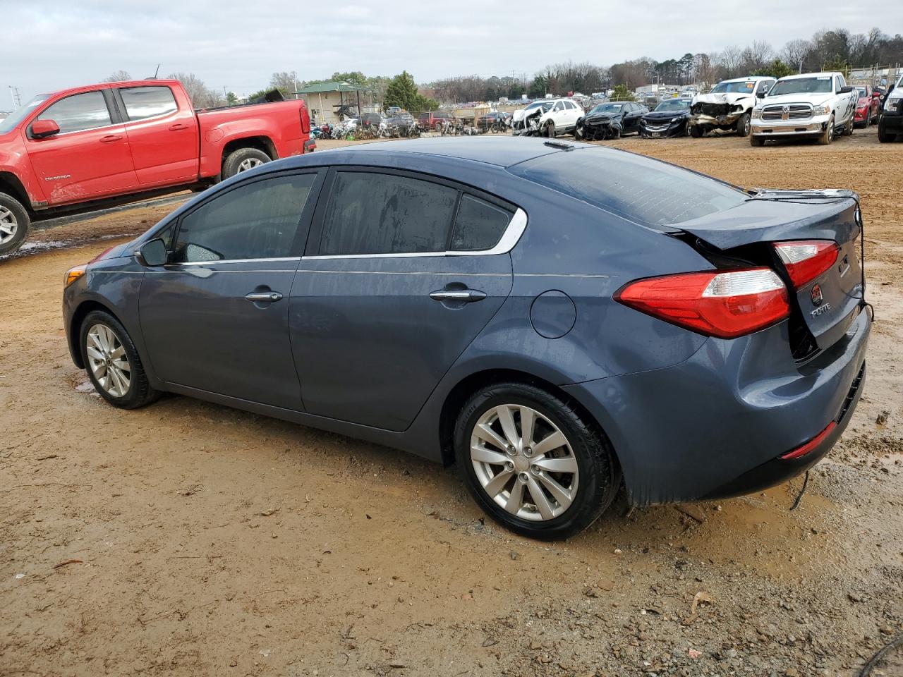 VIN KNAFX4A86E5047459 2014 KIA FORTE no.2