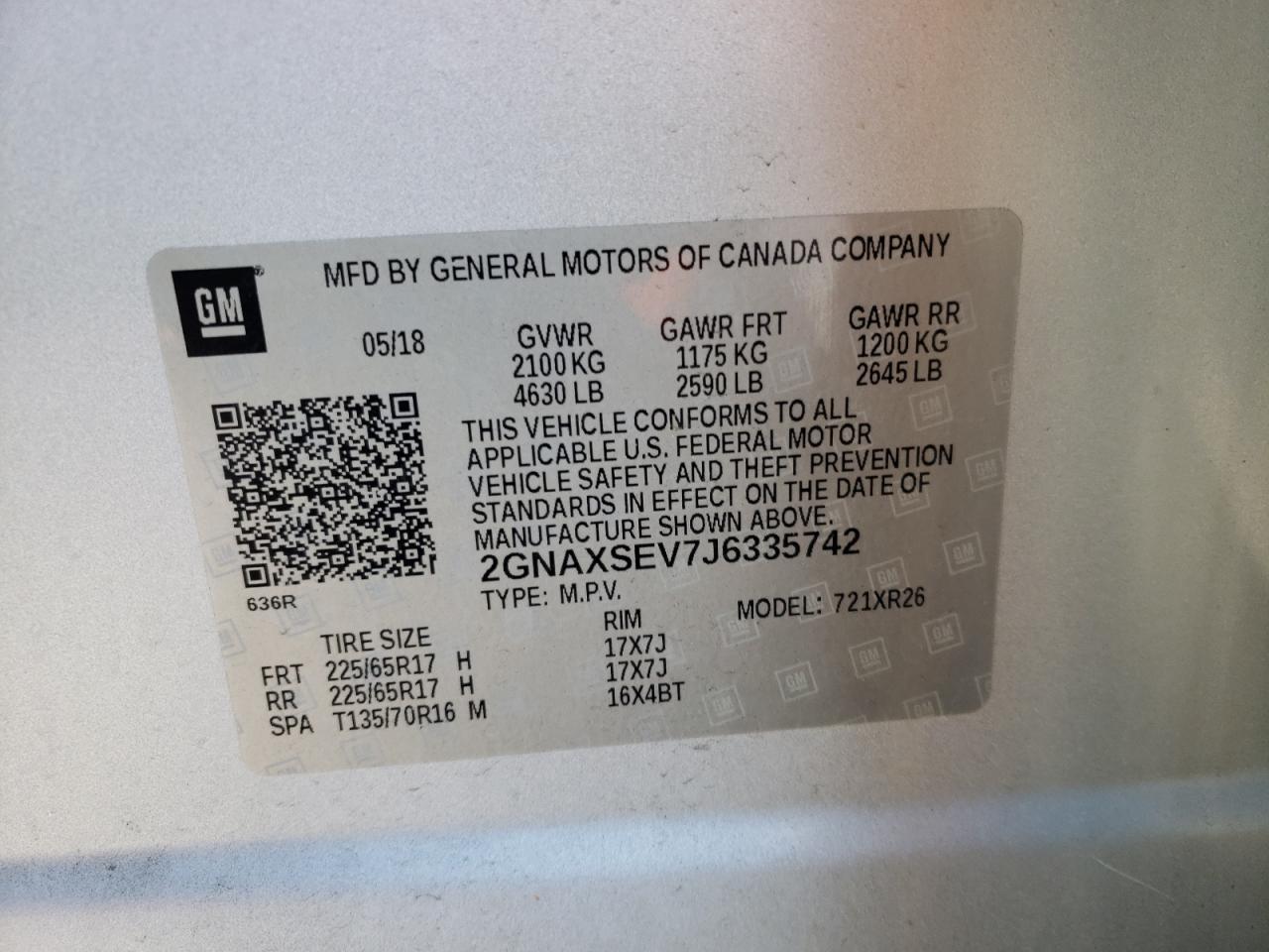 2018 Chevrolet Equinox - Image 13