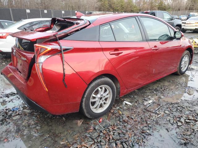  TOYOTA PRIUS 2017 Красный