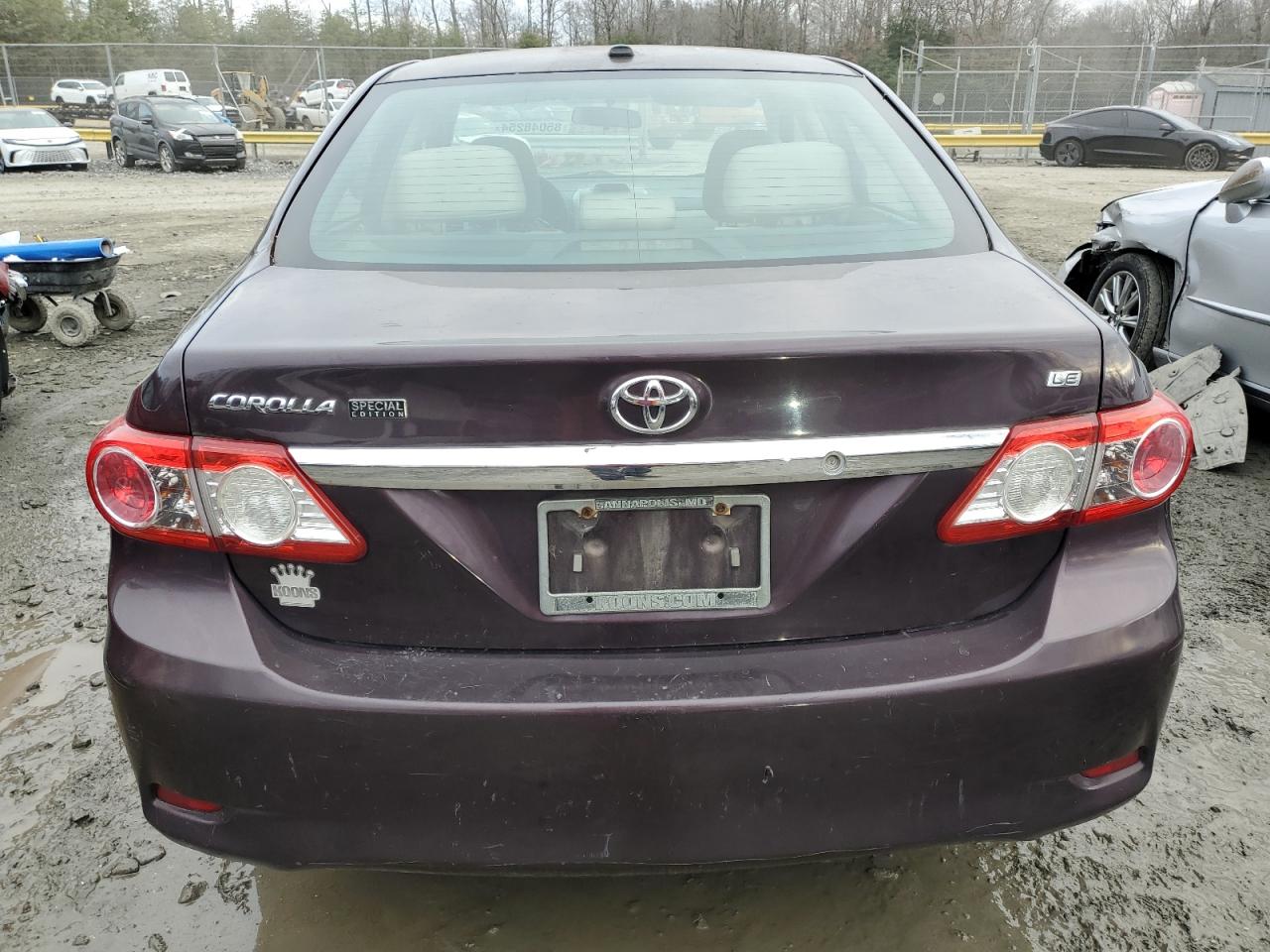 VIN 2T1BU4EE4DC087082 2013 TOYOTA COROLLA no.6