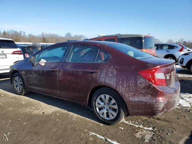  HONDA CIVIC 2012 Bordowy