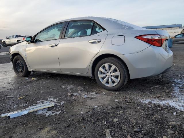  TOYOTA COROLLA 2015 Srebrny