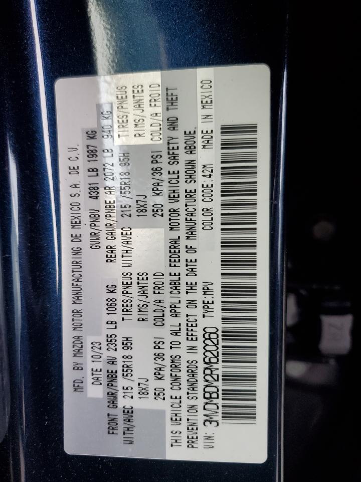 2024 Mazda Cx-30 Premium VIN: 3MVDMBDM2RM620260 Lot: 85313544