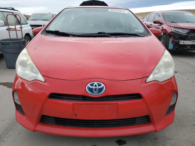  TOYOTA PRIUS 2014 Czerwony