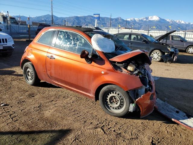 Кабріолети FIAT 500 2015 Оранжевий