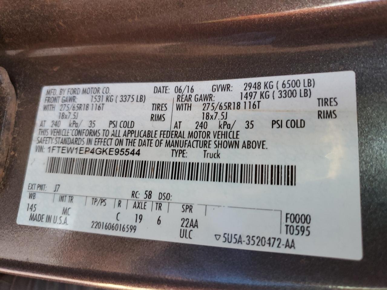 2016 Ford F-150 - Image 13