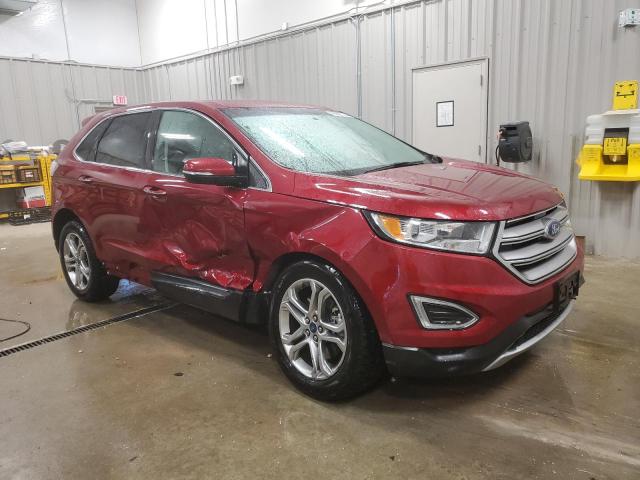  FORD EDGE 2017 Red