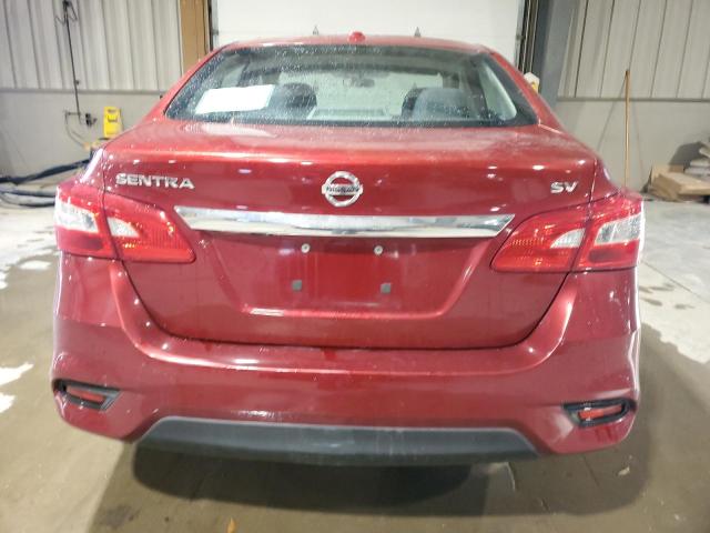  NISSAN SENTRA 2017 Czerwony