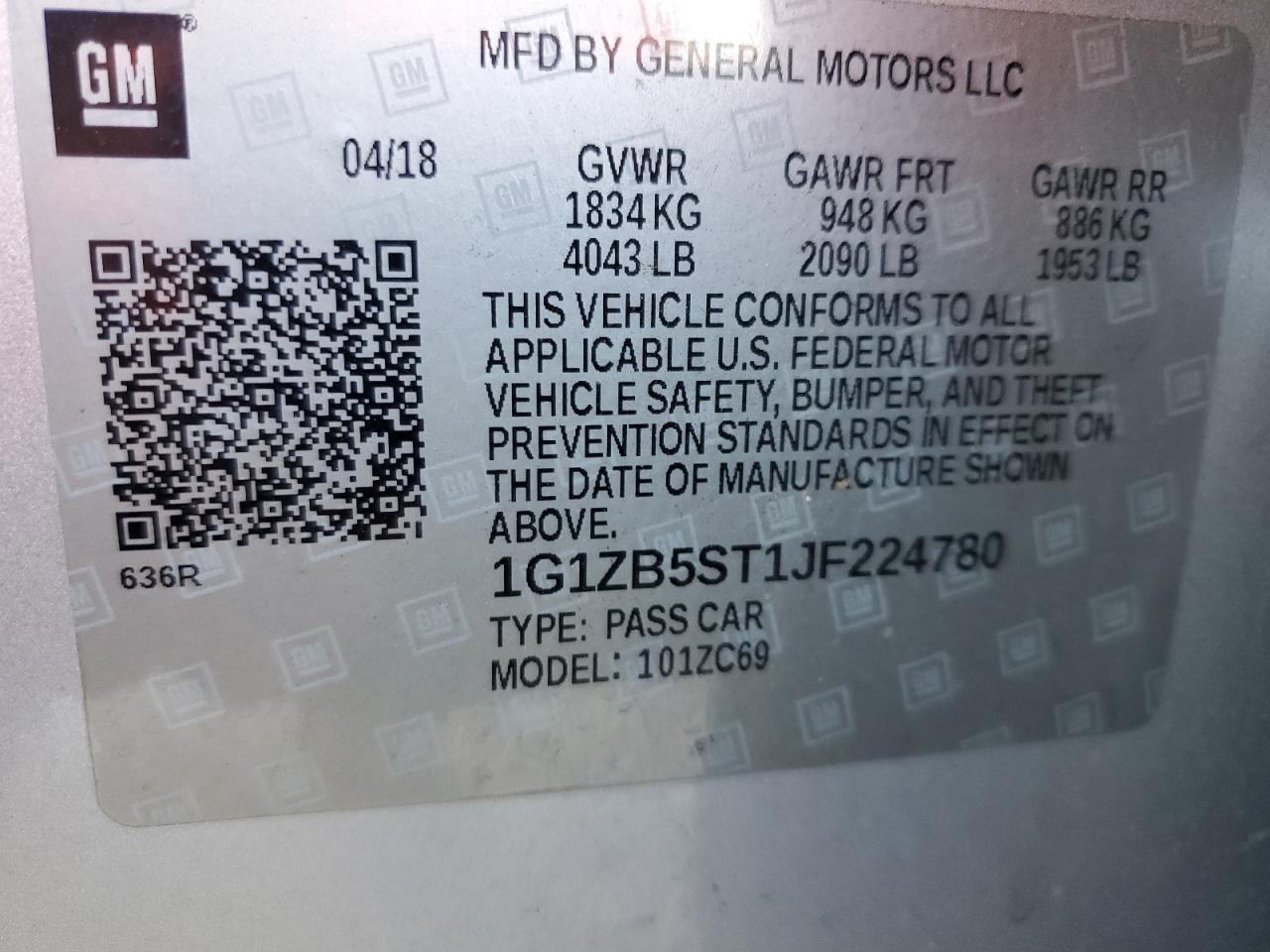2018 Chevrolet Malibu - Image 12