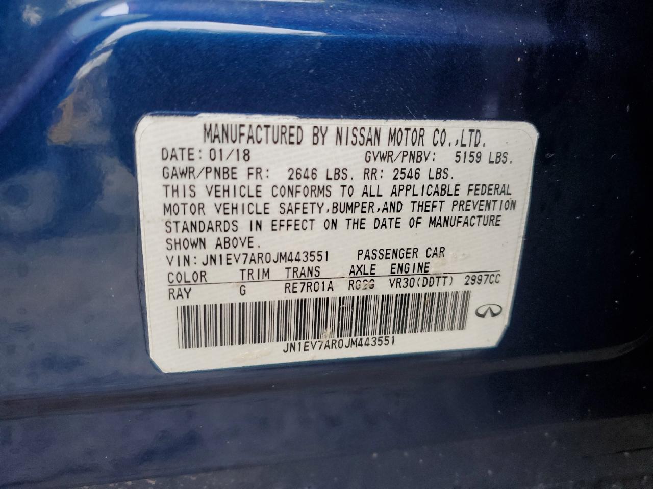 2018 Infiniti Q50 - Image 15