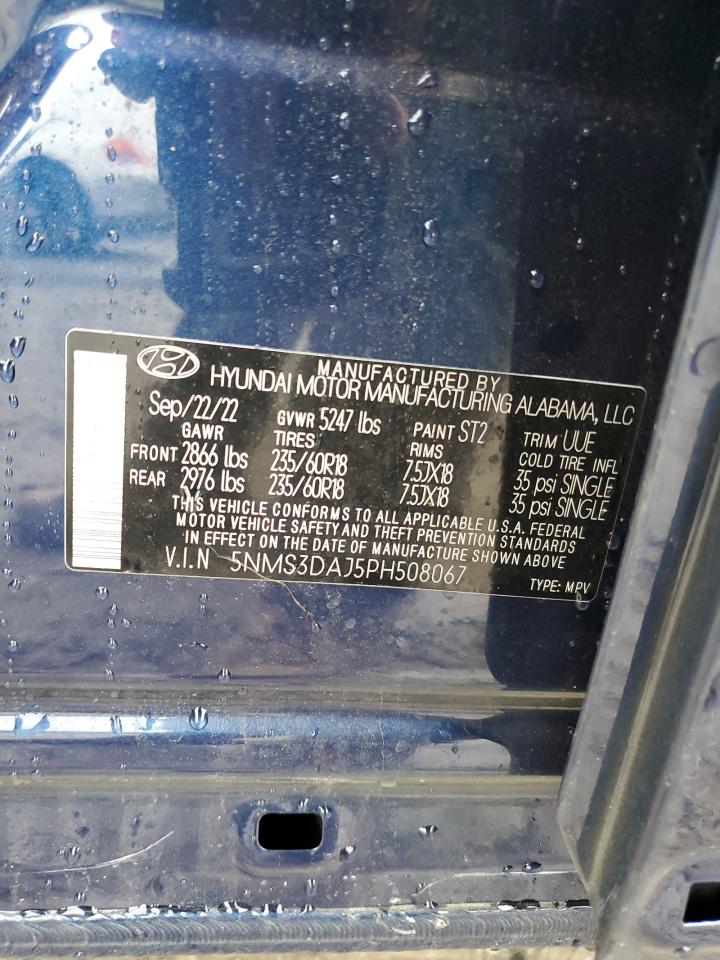 5NMS3DAJ5PH508067 2023 HYUNDAI SANTA FE - Image 16