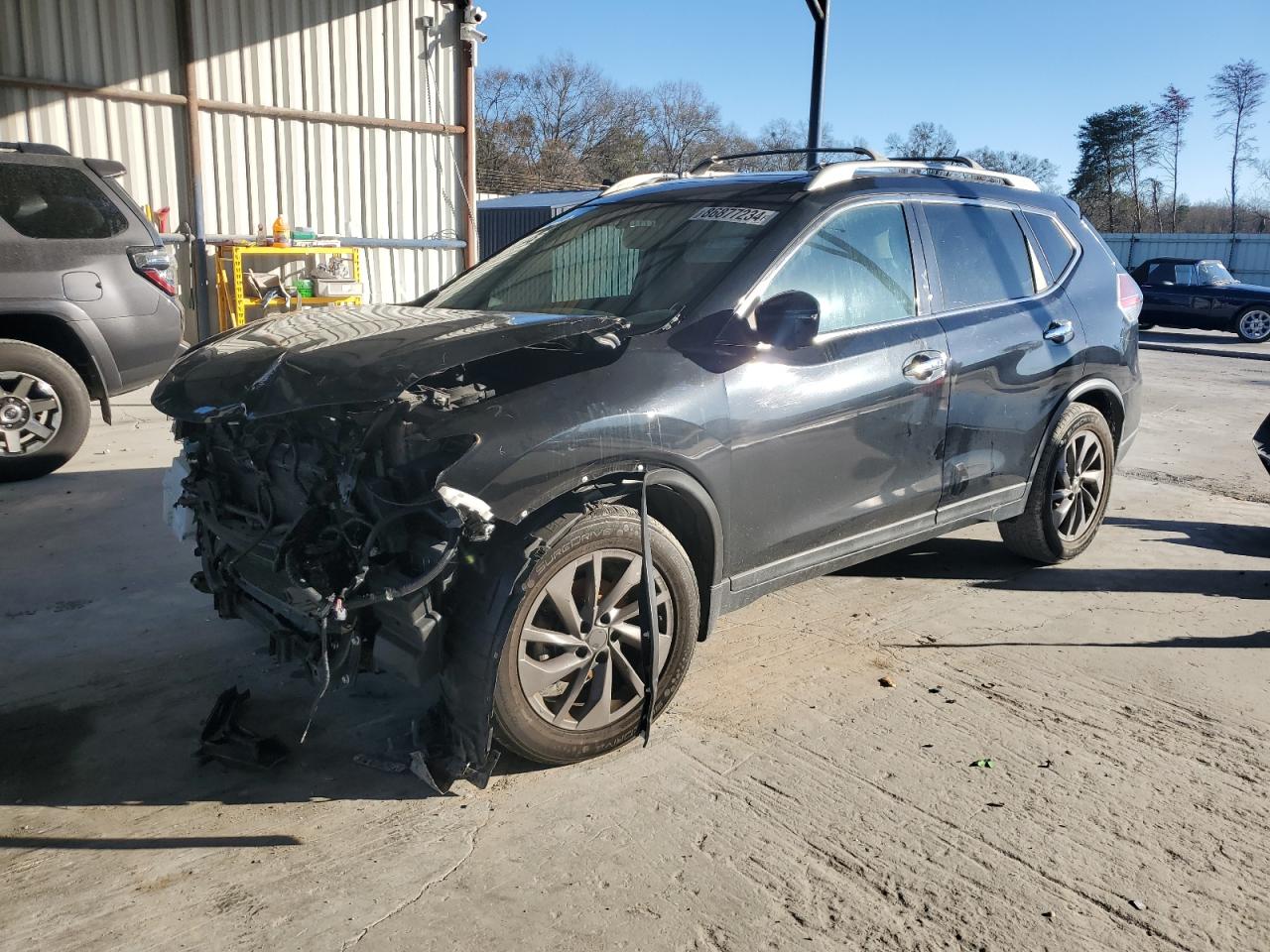 2016 Nissan Rogue S იყიდება Cartersville-ში, GA - Front End