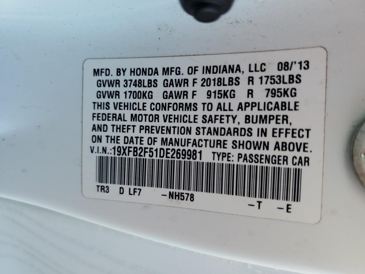 2013 Honda Civic - Image 13
