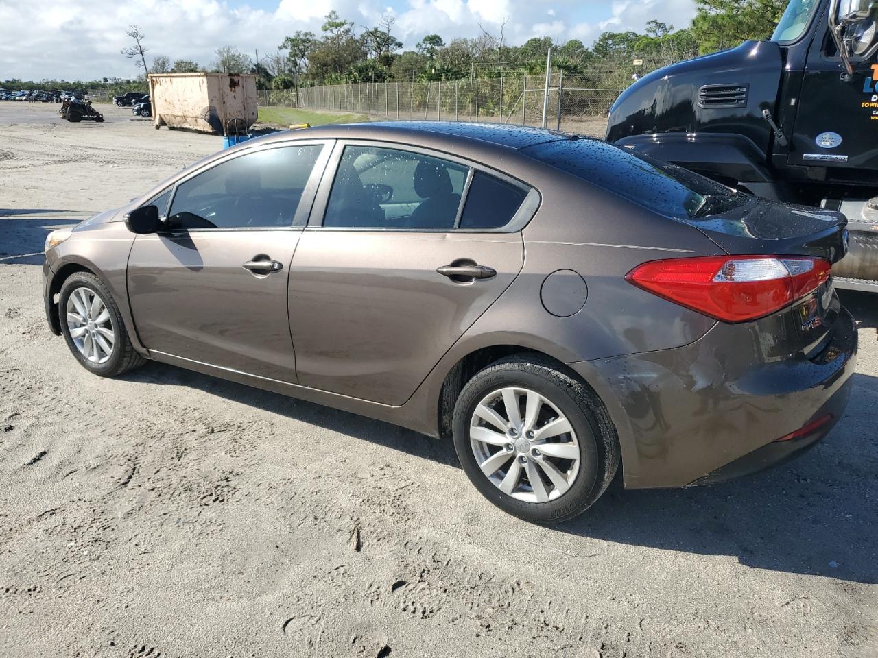 VIN KNAFX4A60E5153386 2014 KIA FORTE no.2