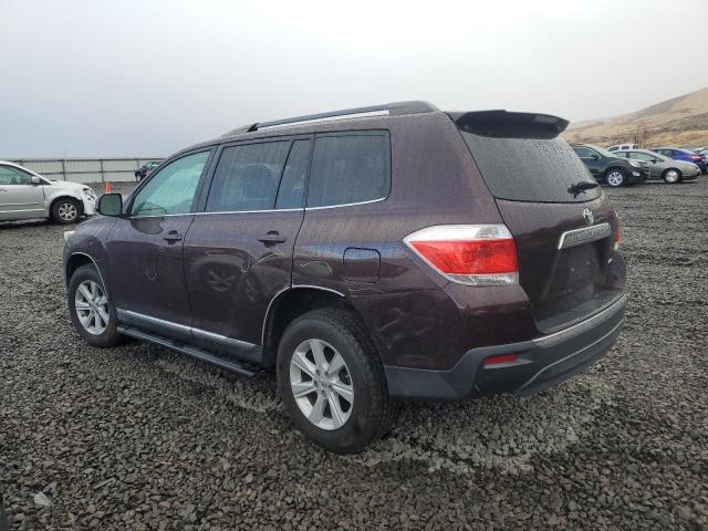  TOYOTA HIGHLANDER 2013 Бургунди