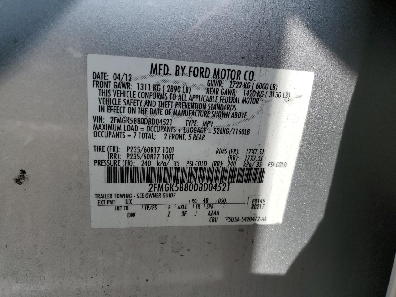 2013 Ford Flex - Image 13