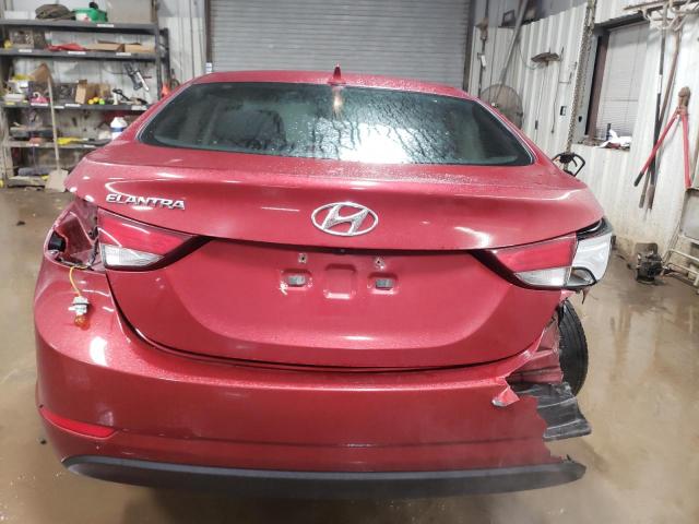  HYUNDAI ELANTRA 2015 Red