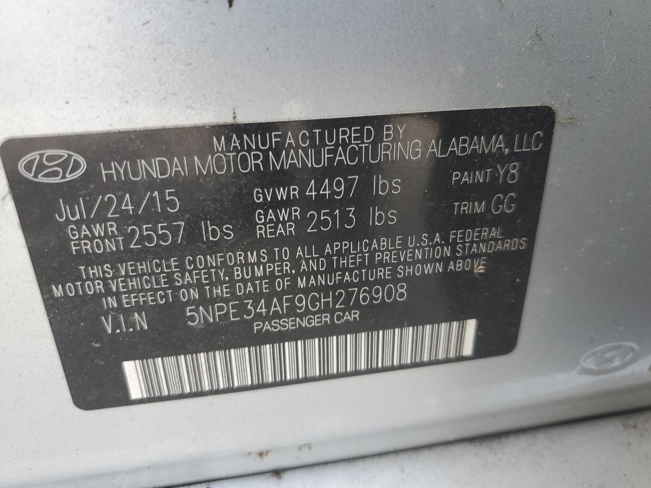 2016 Hyundai Sonata - Image 12