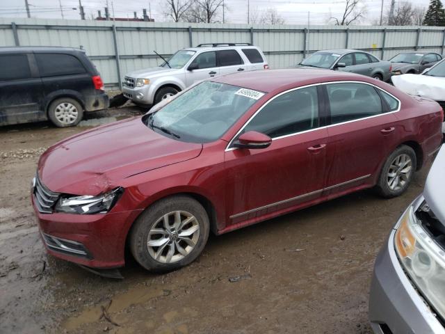 Sedans VOLKSWAGEN PASSAT 2016 Czerwony