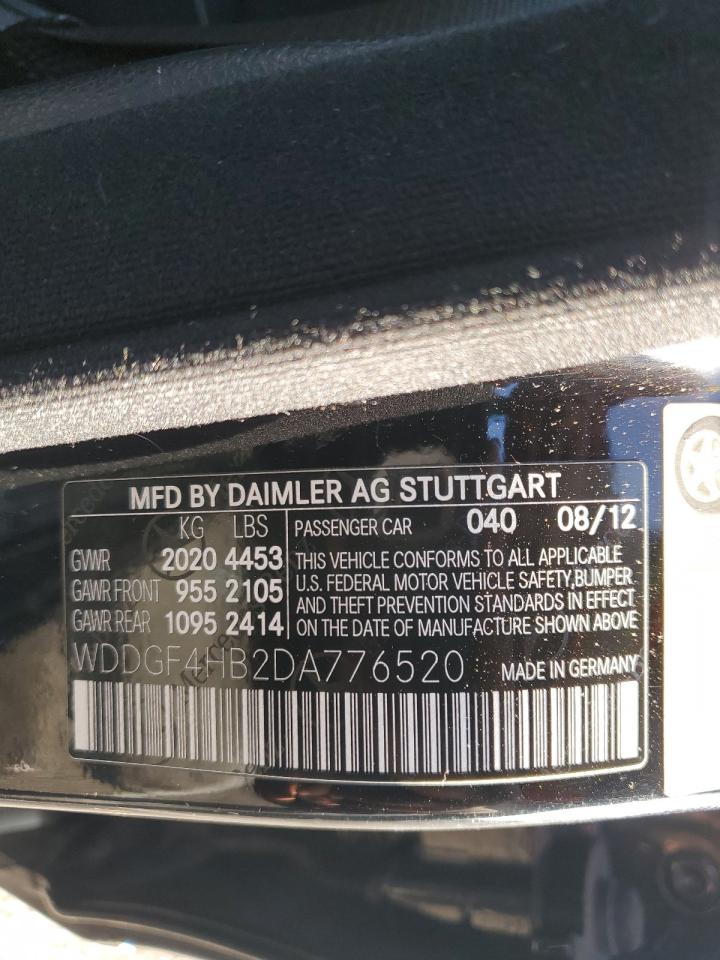 VIN WDDGF4HB2DA776520 2013 MERCEDES-BENZ C-CLASS no.12