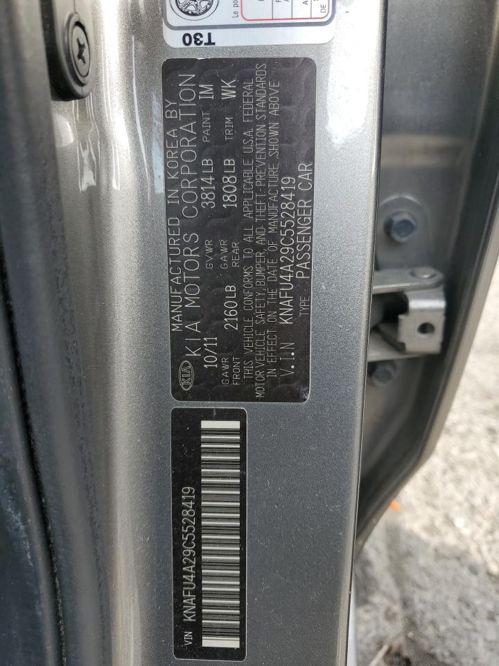 2012 Kia Forte Ex VIN: KNAFU4A29C5528419 Lot: 85992504